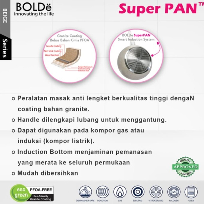 Bolde Super Pan Grill Pan 28CM - Biege